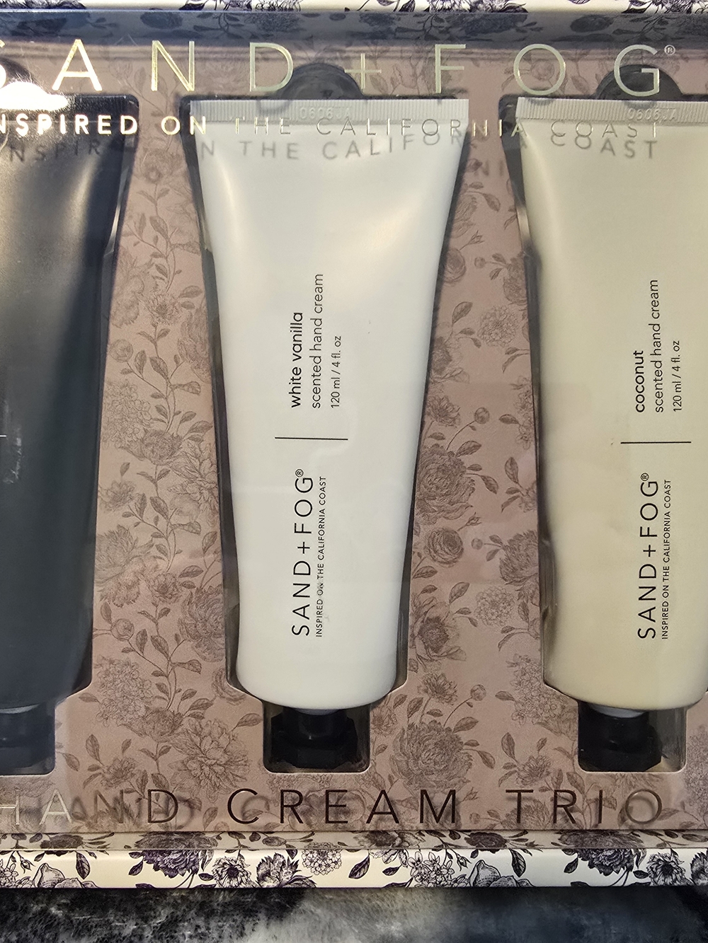 SAND+FOG Hand Cream Trio Gift Set New In Box